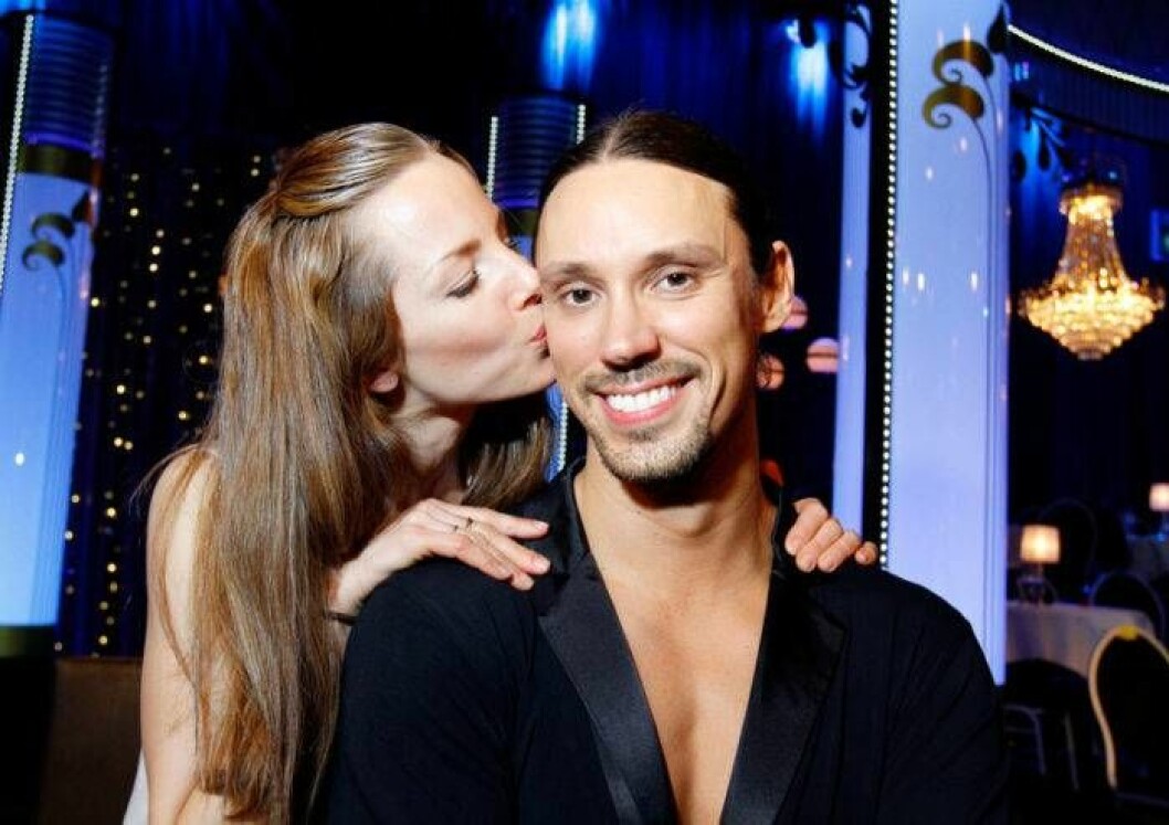”Robinson-Robban” tillsammans med sambon Linda. Bild: IBL "Robinson-Robban" tillsammans med sambon Linda.