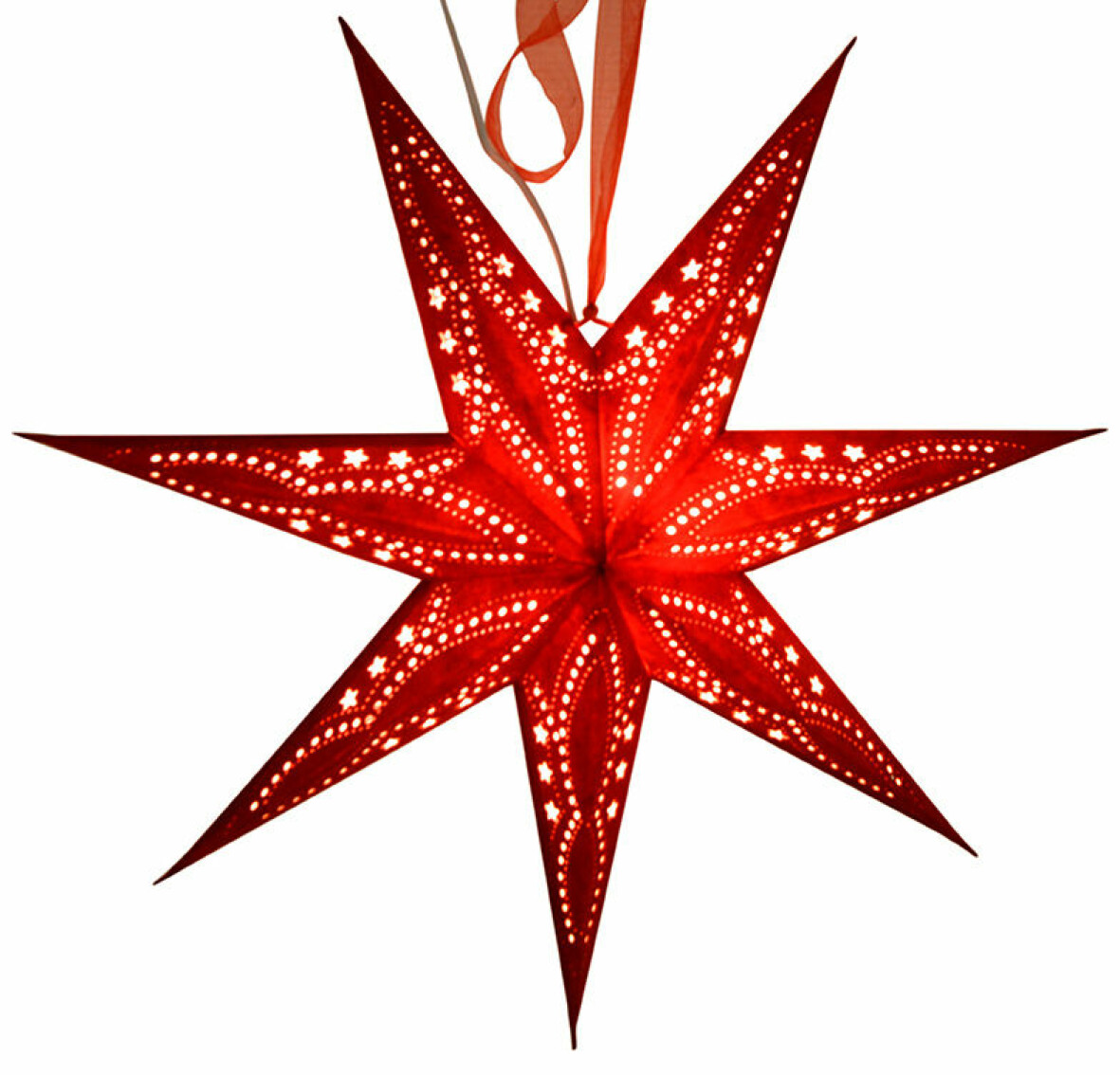 Röd adventsstjärna