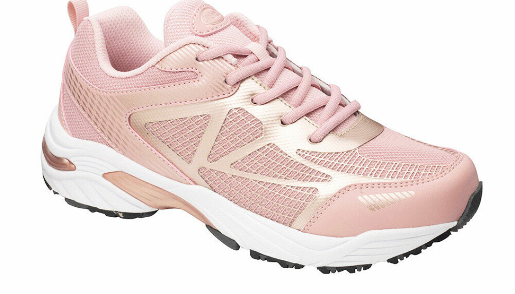 Rosa sneakers från Scholl.