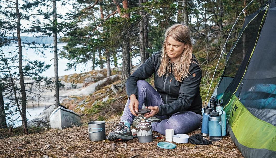 Linda Åkerberg bytte turnébusslivet mot friluftslivet. Linda Åkerberg älskar äventyr.