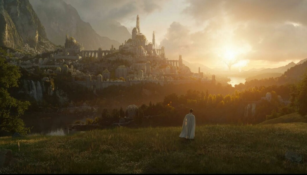Serien om Sagan om ringen baserar sig på Tolkiens böcker om Midgård.