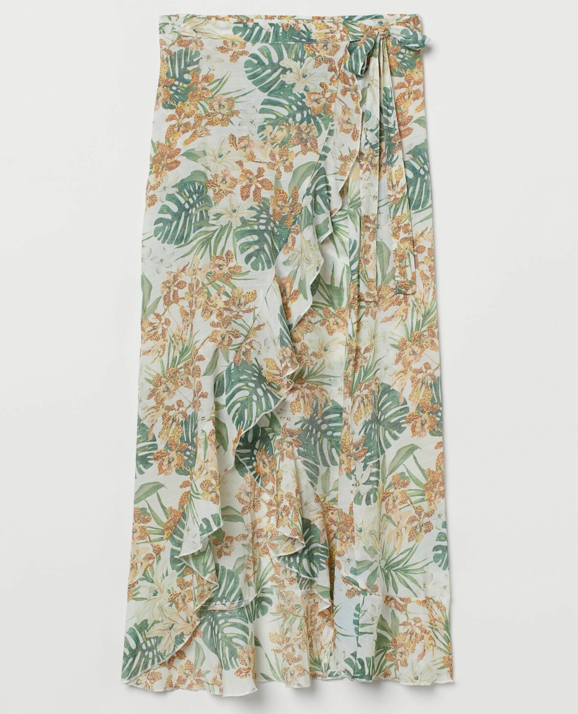 Blommig sarong med volagn
