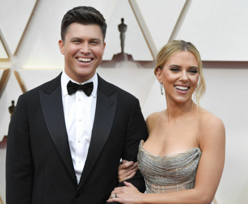 Scarlett Johansson och Colin Jost