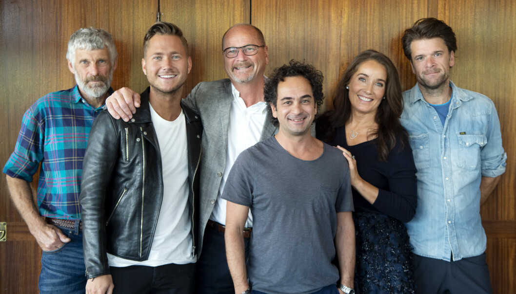 Gänget som Agneta åkte över Atlanten med: Thomas Wassberg, Viktor Frisk, Gunnar "Gurra" Krantz, Markus Aujalay och Peter Magnusson. Thomas Wassberg, Viktor Frisk, Gunnar "Gurra" Krantz, Markus Aujalay, Agneta Sjödin och Peter Magnusson.