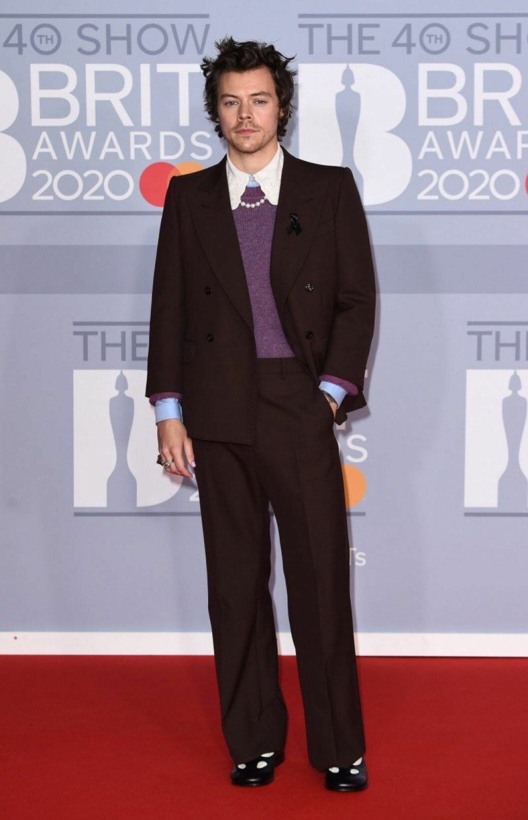 Harry Styles. Harry Styles på Brit Awards 2020.