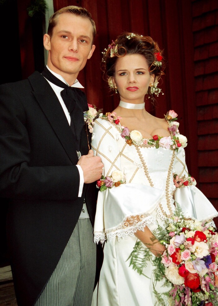 Lena Philipsson och Mns Herngren, brllop 1993(c) Karin Trnblom / IBL