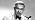Svartvit bild av Arne Jacobsen med pipa i handen.
