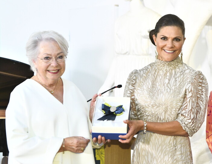 Prinsessan Christina fru Magnusson är hedersordförande i SWEA International. Hon delade ut priset till kronprinsessan Victoria som Årets svenska kvinna. Prinsessan Christina fru Magnusson är hedersordförande i SWEA International. Hon delade ut priset till kronprinsessan Victoria som Årets svenska kvinna.