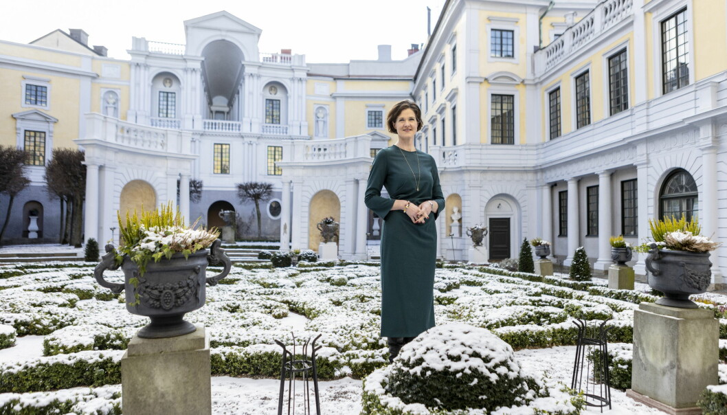 Anna Kinberg Batra har en ny fin trädgård.