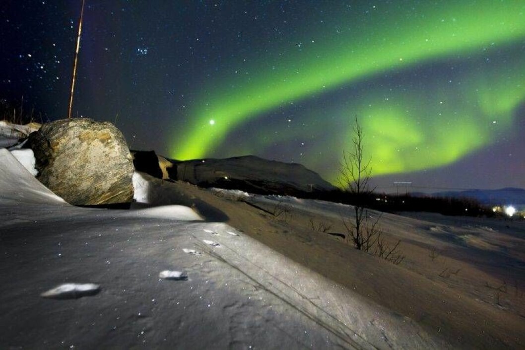 Norrsken i Abisko. 