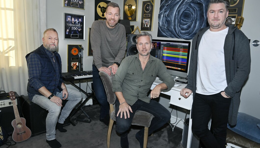 2019 firade Arvingarna 30-årsjubileum och det blev ett år fyllt av succéer. Från vänster Tommy Carlsson, Casper Janebrink, Lasse Larsson och Kim Carlsson. Arvingarna i dag