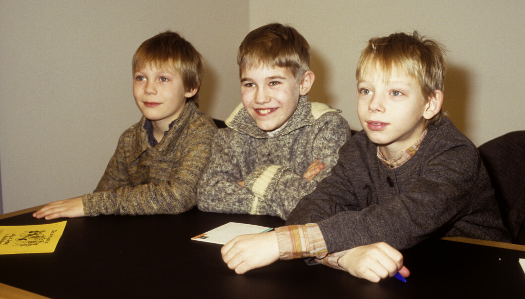 Henrik Larsson, Crispon Dickson och Harald Lönnbro.