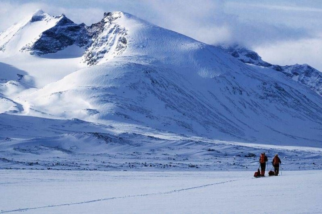 Sarek nationalpark. 