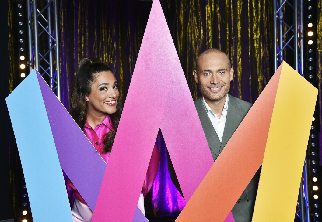 Farah Abadi och Jesper Rönndahl är de nya programledarduon för Melodifestivalen 2023, som går av stapeln den 3 februari.