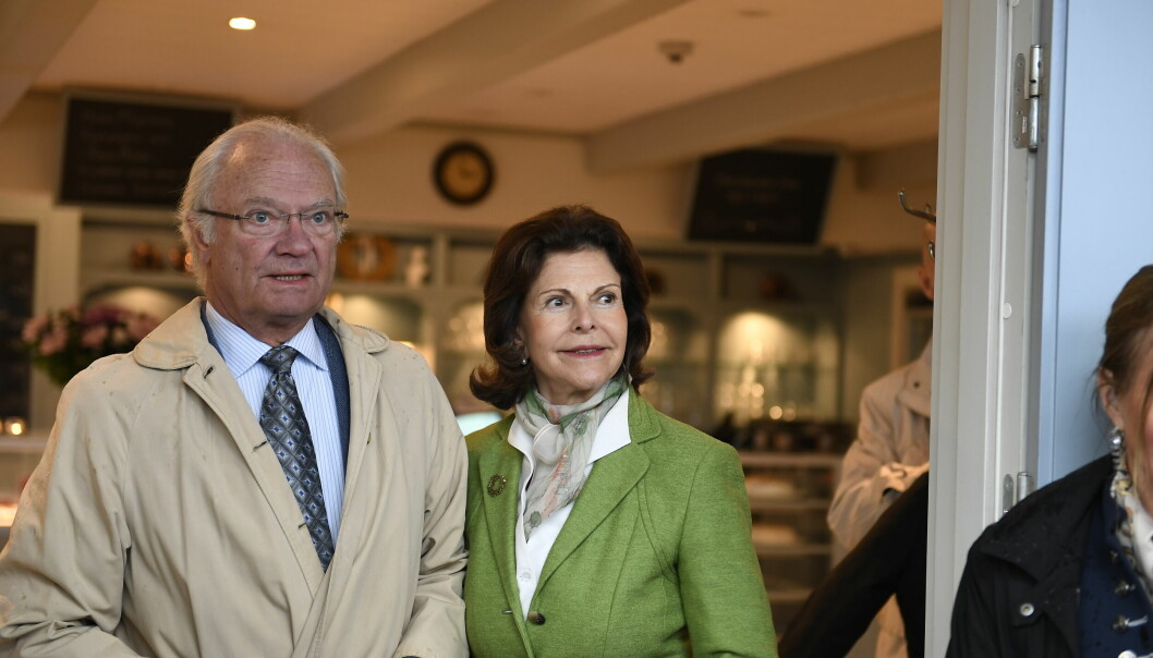 Kung Carl Gustaf och drottning Silvia.