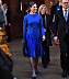 Kronprinsessan Victoria i en blå klänning