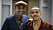 Stjärnkocken Marcus Samuelsson och artisten Jason "Timbuktu" Diakité i samband med deras podd This moment
