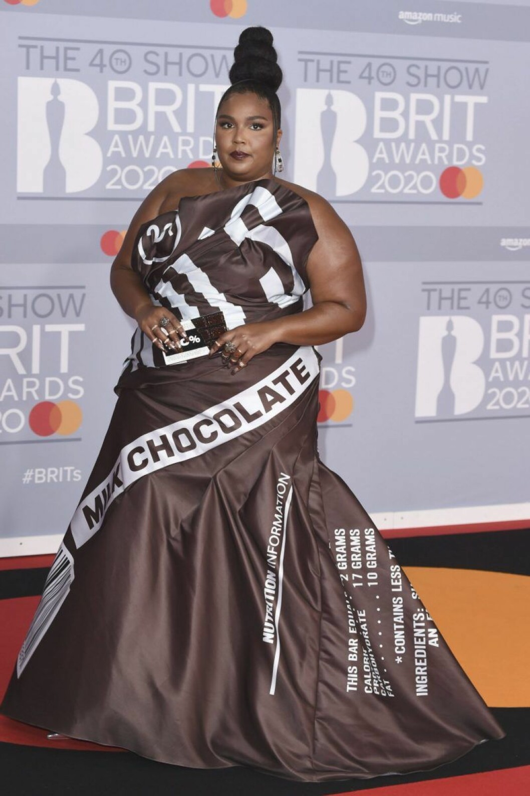 Lizzo på Brit Awards 2020. Lizzo på Brit Awards 2020.
