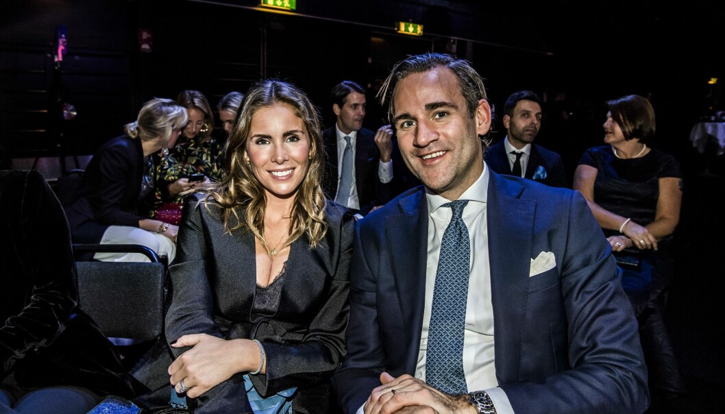 Innan relationen med Jonas Bergström var Stephanie och prinsessan Madeleine goda vänner. Här ser vi Stephanie och Jonas på Diabetesgalan 2018.