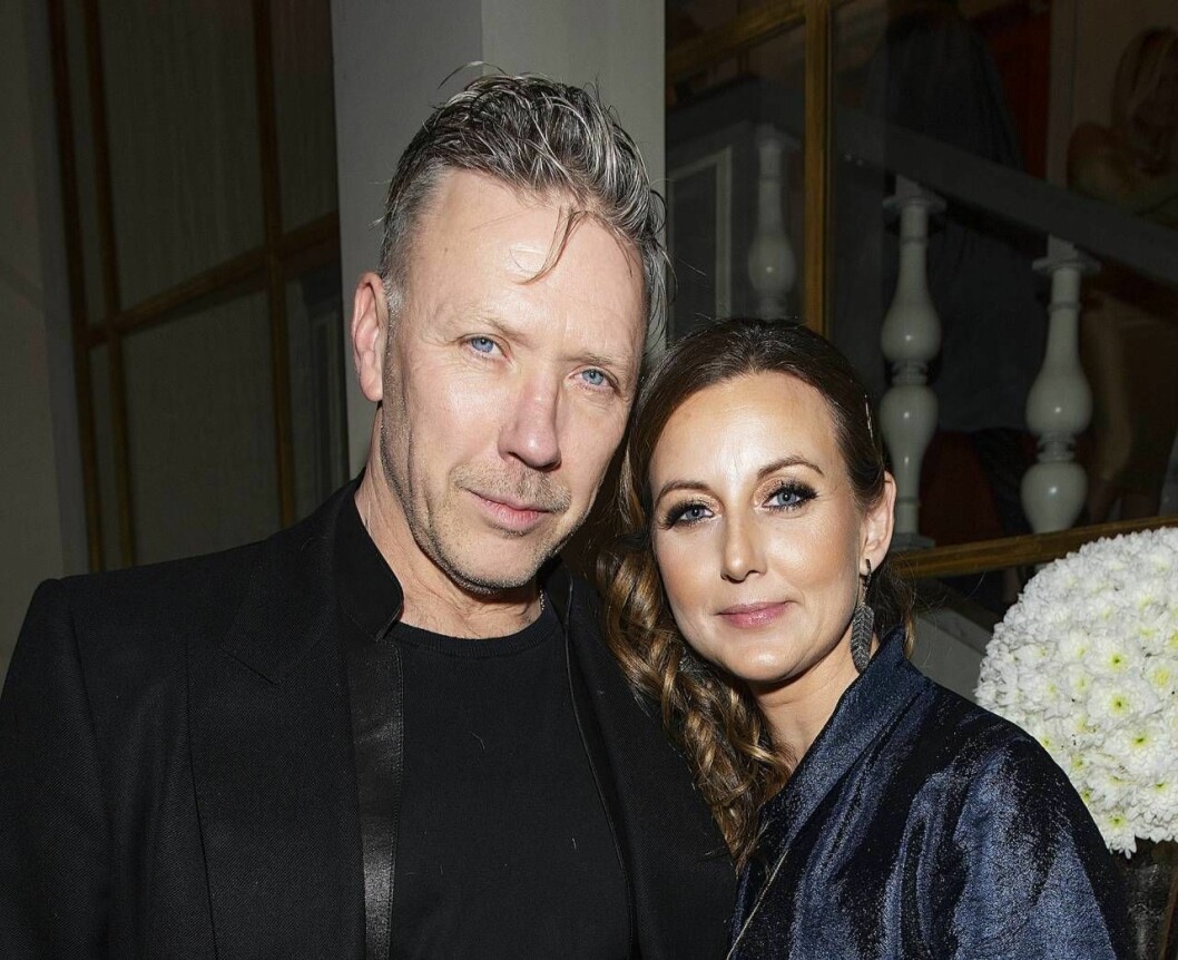 Mikael Persbrandt och Sanna Lundell träffades 2005 på en båt på Dalarö. Kvällen avslutades med att de låg och pratade i en Björkdunge. Foto: TT Mikael Persbrandt och Sanna Lundell