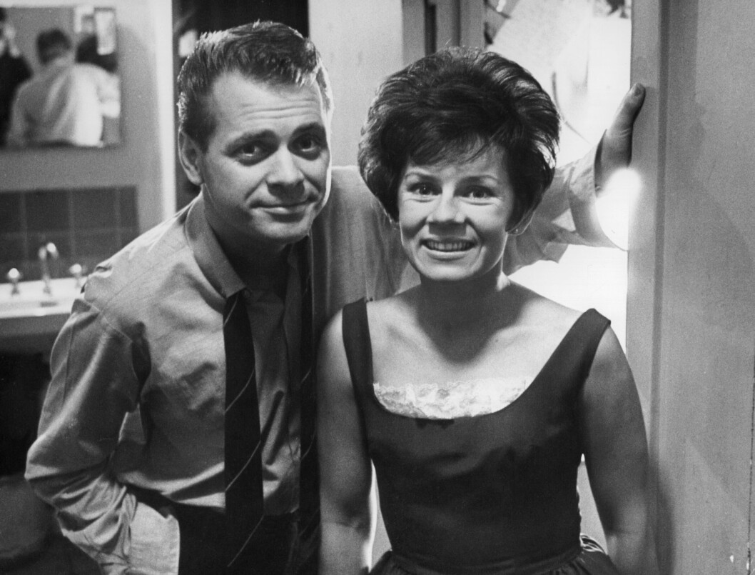 Lasse Lönndahl och parhästen Towa Carson i början på deras gemensamma karriär år 1964.