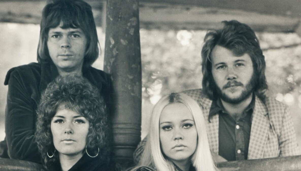 Björn, Benny, Agnetha och Anni-Frid ser allvarliga ut.