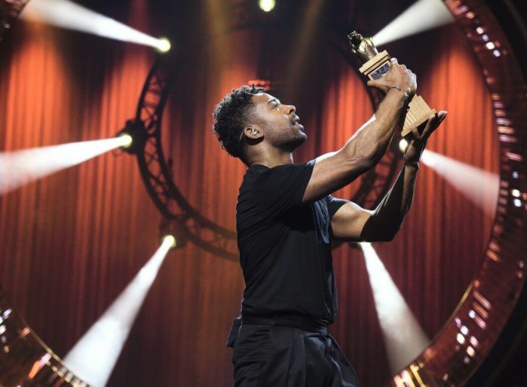 John Lundvik under Melodifestivalen 2019. John Lundvik under Melodifestivalen 2019.
