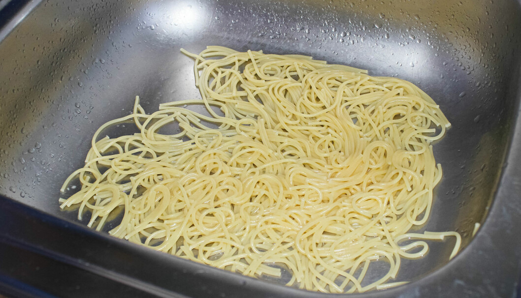 Pasta i vasken. Känner du igen dig? Pasta ligger i vasken