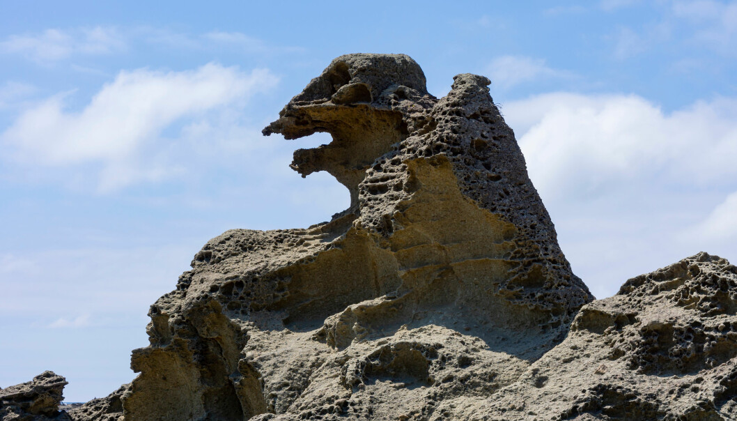 Godzilla, här avbildad som en klippa, spred skräck bland 50-talisterna