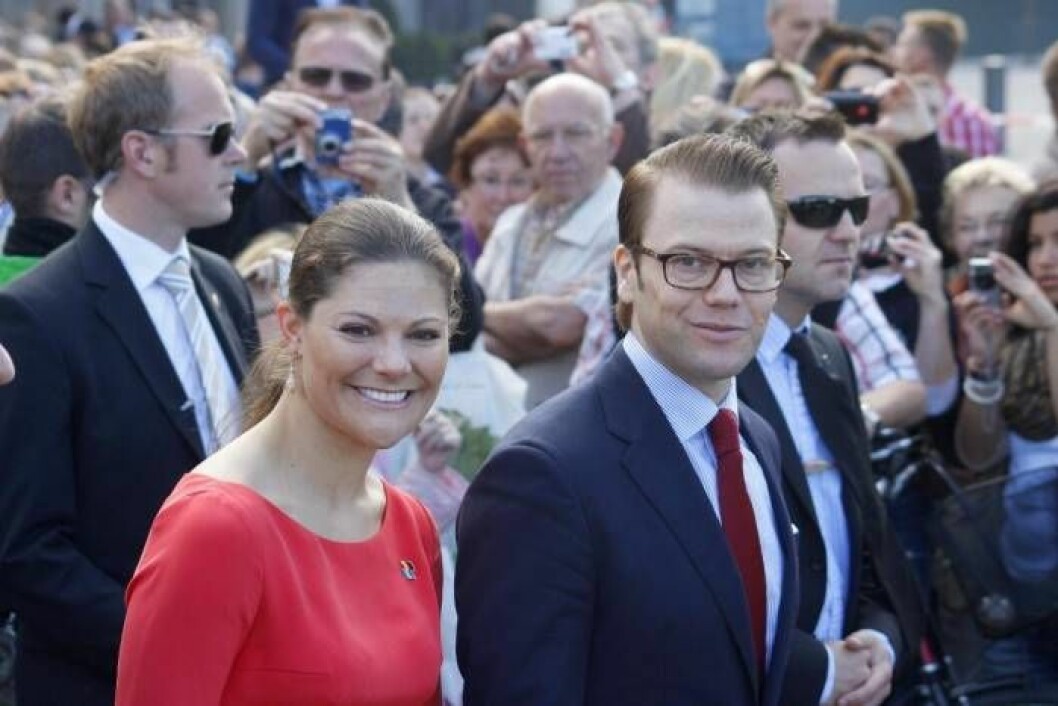 Kronprinsessan Victoria och Daniel