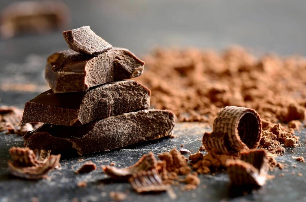 Choklad i olika bitar och former