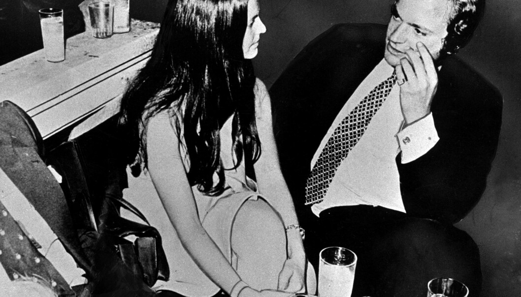Foto: Scanpix/TT
Pressens Bild Silvia Sommerlath tillsammans med Carl Gustaf på Bar Kinki under OS i München 1972.