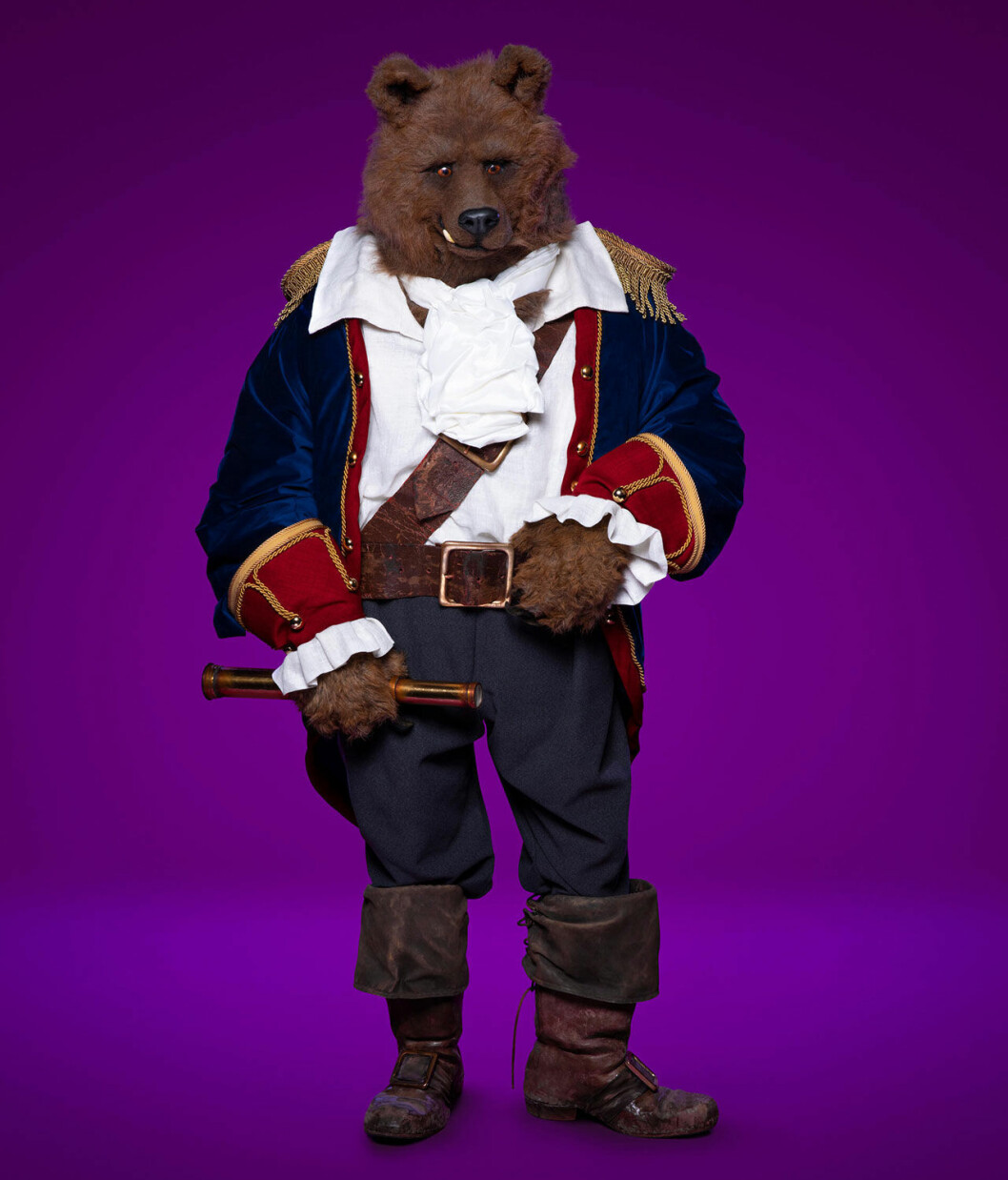 Sjöbjörnen som är med och tävlar i Masked singer Sverige.