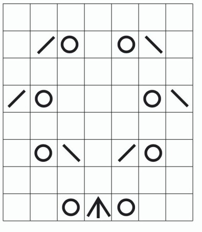 Diagram stickad barnkofta.