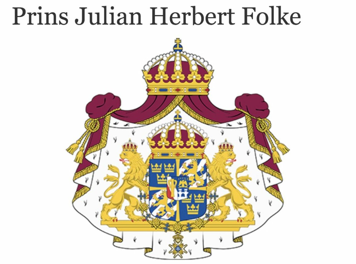 Prins Julian Herbert Folke Namnen