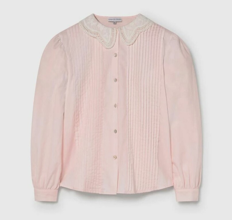 Mette Marits rosa blus