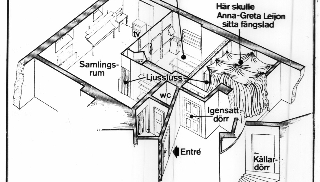 skiss över "Folkets fängelse"