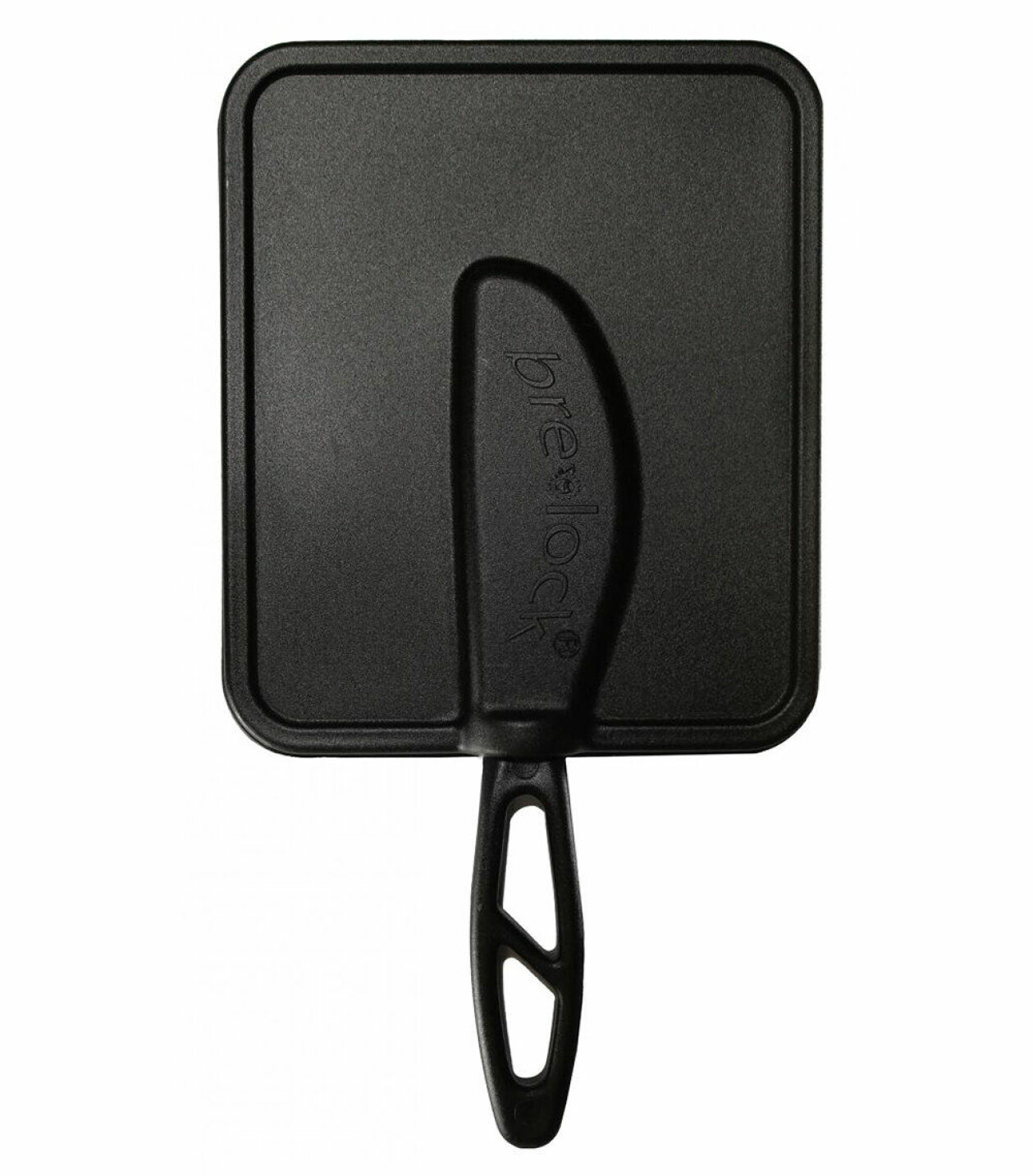 Svart smörlock med smörkniv inbyggt.