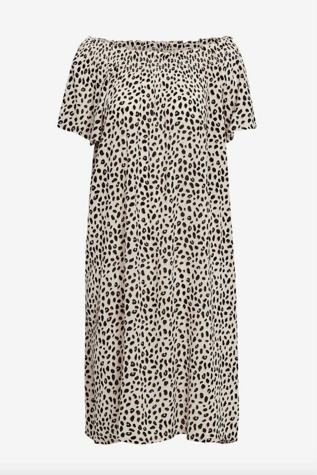 Strandklänning med leopardmönster
