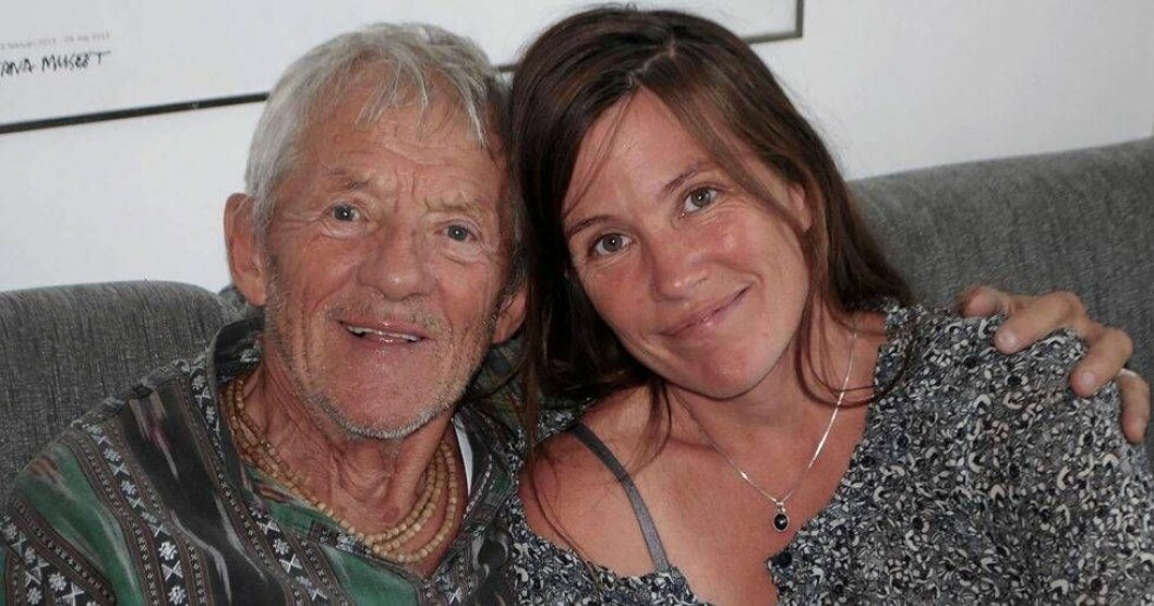 Sofi Helleday och hennes pappa.