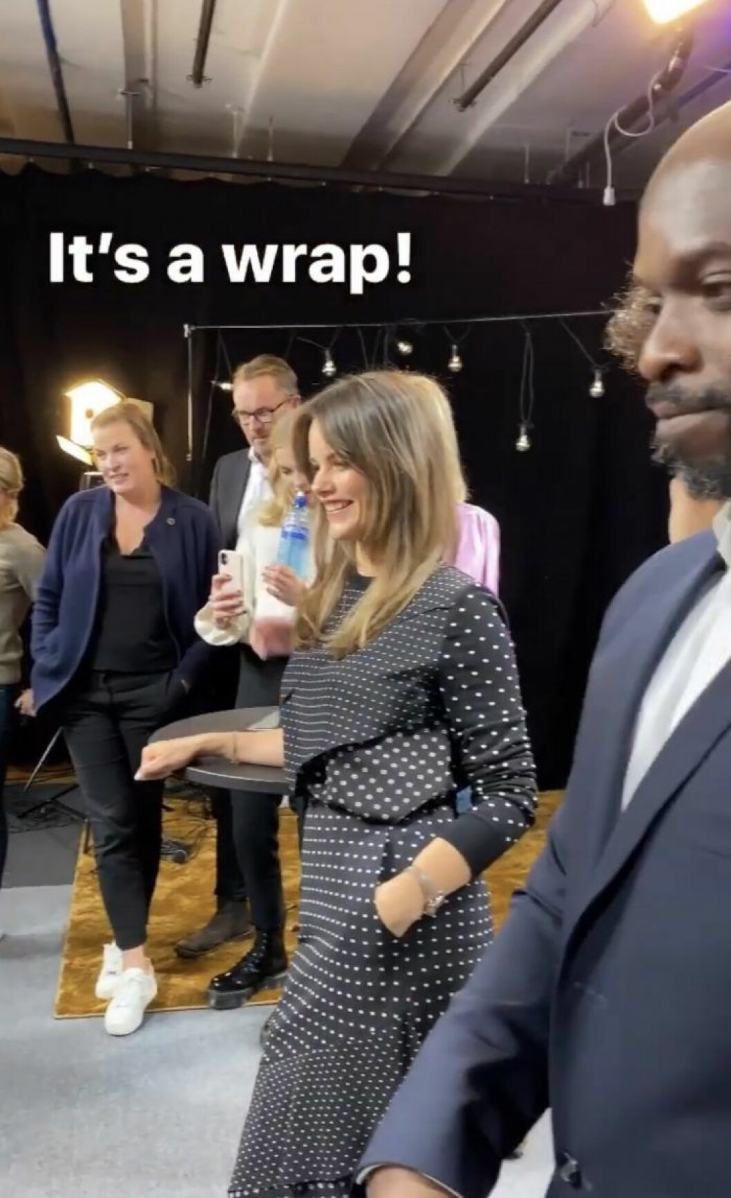 Sofia i Project Playgrounds livesändning på Instagram. Sofia på Project Playgrounds Instagram Story