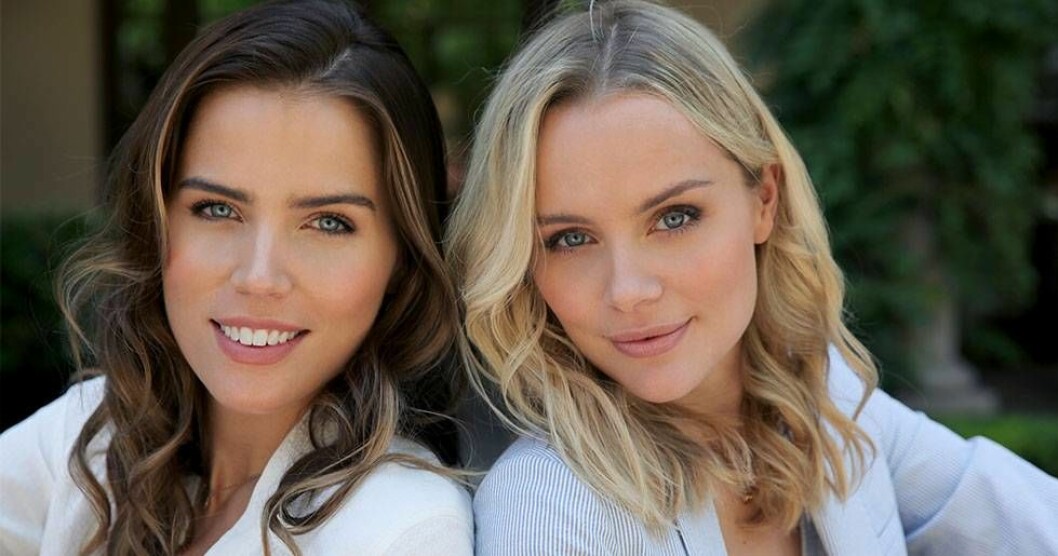 Systrarna stöttar varandra i vått och torrt. – Vi söker ofta samma filmroller men ser inte varandra som rivaler, säger Sofia. Foto: Frida Funemyr Sofia och Helena Mattsson, skådespelare i Hollywood.