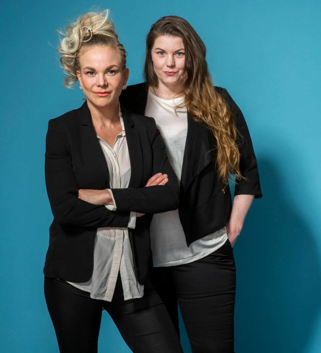 Sofia Jensfelt och Linda Sletvold Amiri startade städföretaget 50-femme tillsammans 2018. Foto: 50-femme Sofia Jensfelt och Linda Sletvold Amiri startade städföretaget 50-femme tillsammans 2018