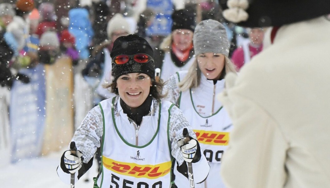 Prinsessan Sofia åkte Tjejvasan 2018.