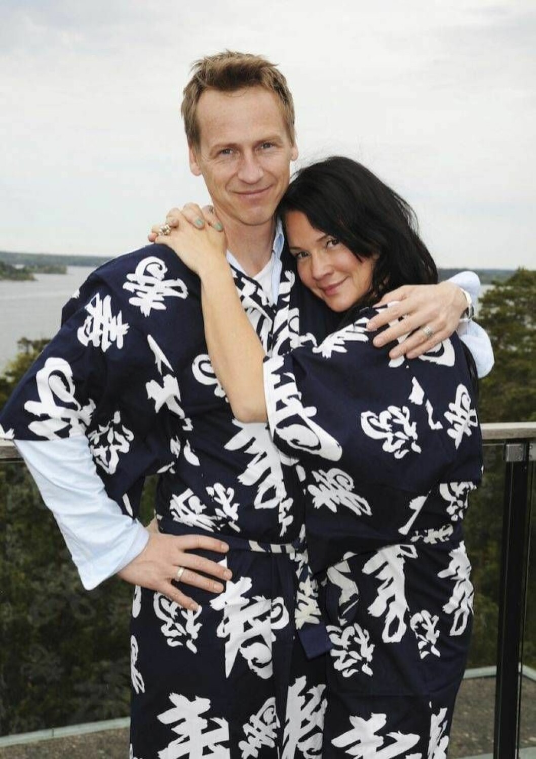 Sofia Wistam tillsammans med maken Magnus.