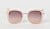 Fyrkantiga rosa solglasögon