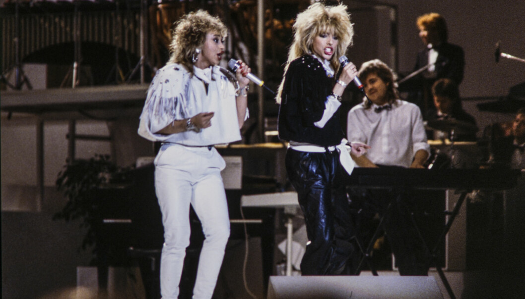 Sound of Music tävlade med låten <i>Alexandra</i> i <i>Melodifestivalen</i> 1987. Foto: TT Sond of Music med Nanne Grönvall.