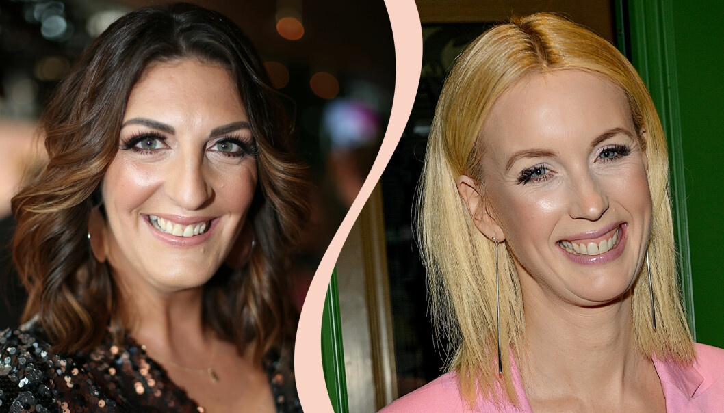 Kollage med Soraya Lavasani och Jenny Strömstedt som båda är programledare i TV4 Nyhetsmorgon.