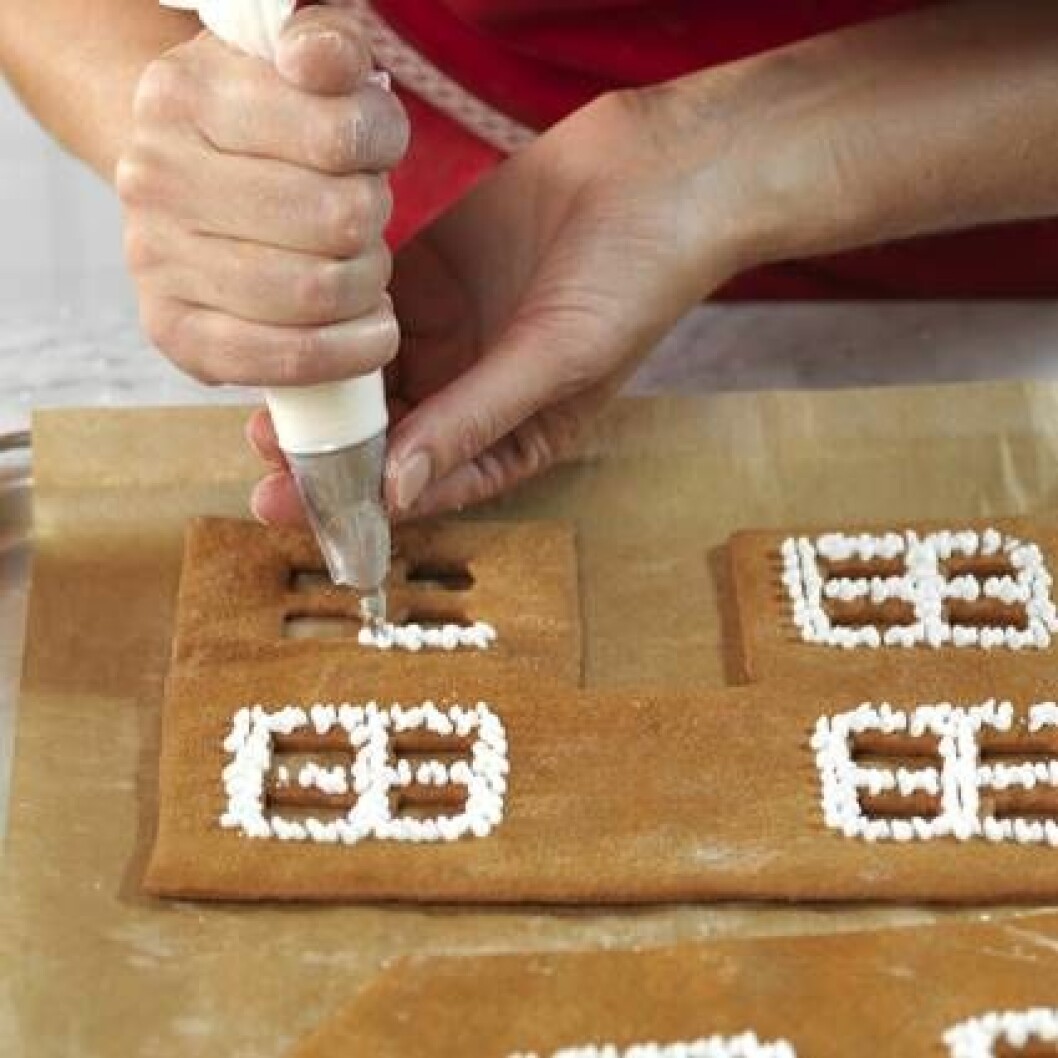 Spritsa på pepparkakshus.