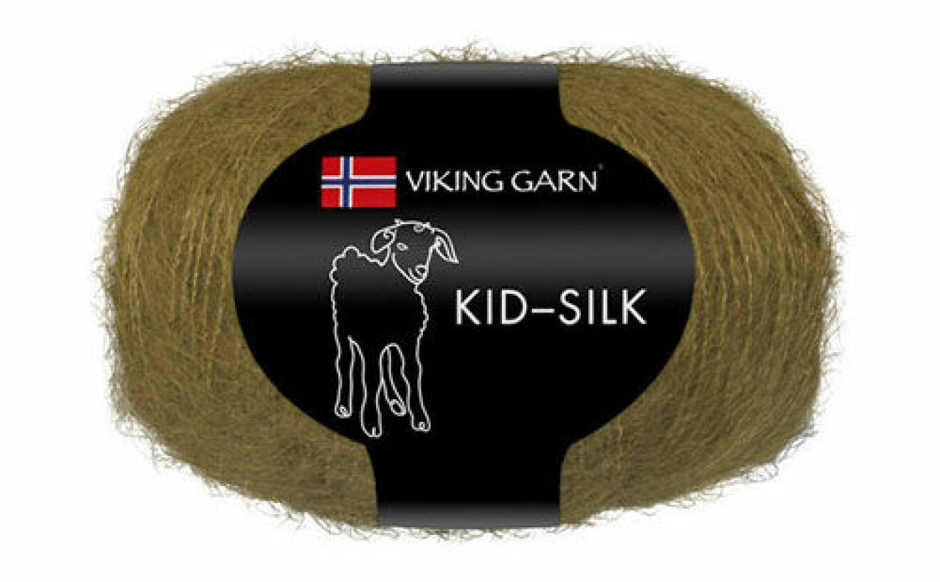 Garn Kid silk från viking